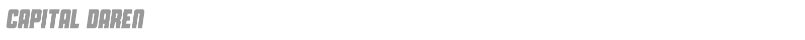 Capital Daren font preview